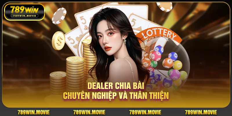 Nhân viên chia bài chuyên nghiệp và thân thiện Nhân viên chia bài chuyên nghiệp và thân thiện